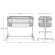Verstellbares Kinderbett Nestee Up2 Full Light Grey Kinderkraft KLNEE002LGRF000