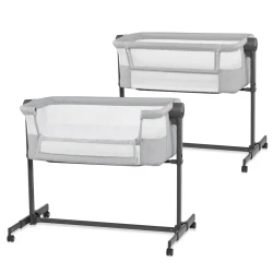Verstellbares Kinderbett Nestee Up2 Light Grey