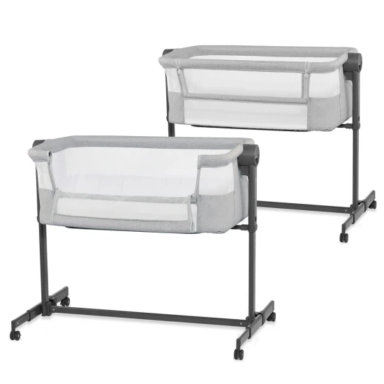Verstellbares Kinderbett Nestee Up2 Light Grey Kinderkraft KLNEE002LGR0000