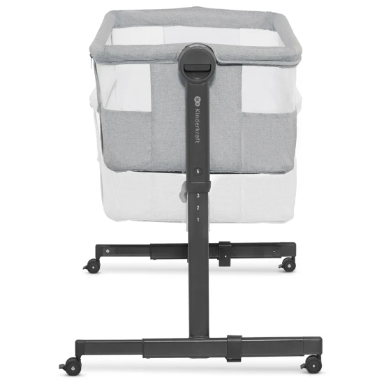 Verstellbares Kinderbett Nestee Up2 Light Grey Kinderkraft KLNEE002LGR0000