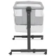 Verstellbares Kinderbett Nestee Up2 Light Grey Kinderkraft KLNEE002LGR0000