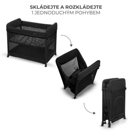 SELECT Reisebett Moon Dream Black SELECT Reisebett Moon Dream Black Kinderkraft KLMODR00BLK3000