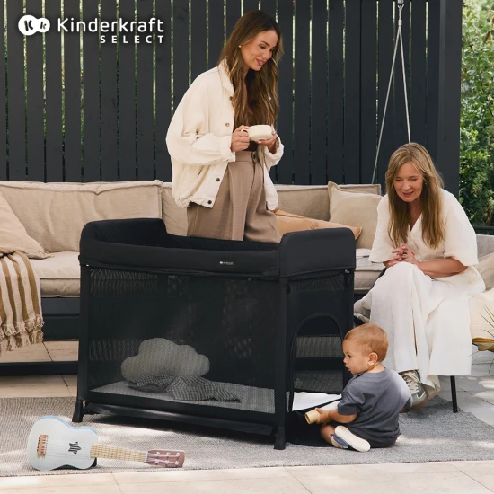SELECT Reisebett Moon Dream Black SELECT Reisebett Moon Dream Black Kinderkraft KLMODR00BLK3000