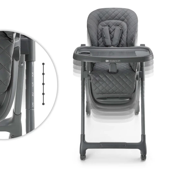Hochstuhl 3in1 Tulo Grey Kinderkraft KHTULO00GRY0000