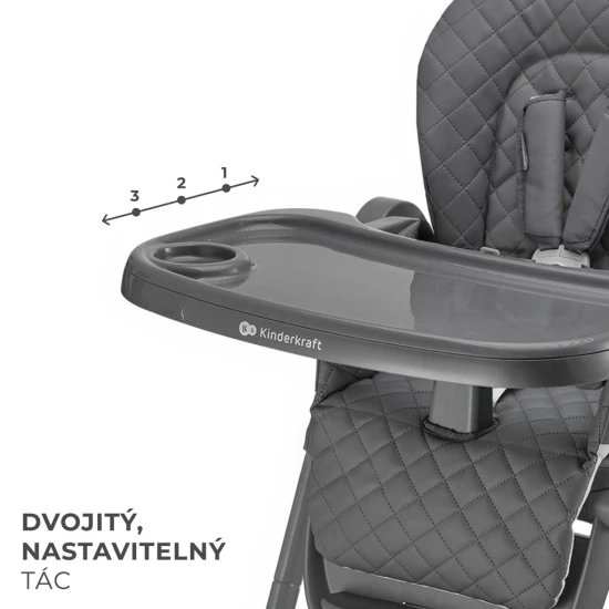 Hochstuhl 3in1 Tulo Grey Kinderkraft KHTULO00GRY0000