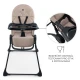 Hochstuhl Binci Beige Kinderkraft KHBINC00BEG0000