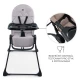 Hochstuhl Binci Grey Kinderkraft KHBINC00GRY0000