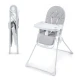 Hochstuhl Binci Light Grey Kinderkraft KHBINC00LGR0000
