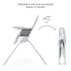 Hochstuhl Binci Light Grey Kinderkraft KHBINC00LGR0000