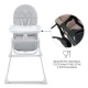 Hochstuhl Binci Light Grey Kinderkraft KHBINC00LGR0000