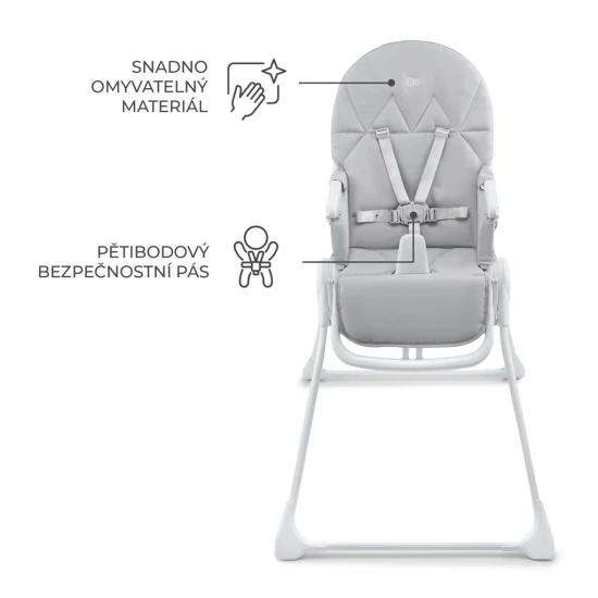 Hochstuhl Binci Light Grey Kinderkraft KHBINC00LGR0000