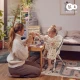 Hochstuhl Dinnly 2in1 Beige Kinderkraft KHDINN00BEG0000
