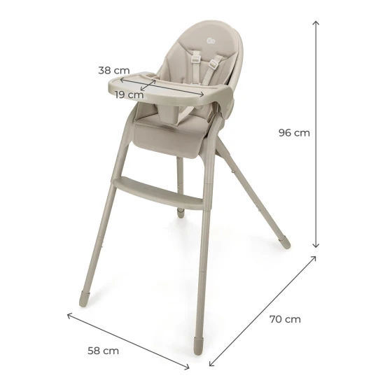 Hochstuhl Dinnly 2in1 Beige Kinderkraft KHDINN00BEG0000