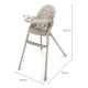 Hochstuhl Dinnly 2in1 Beige Kinderkraft KHDINN00BEG0000