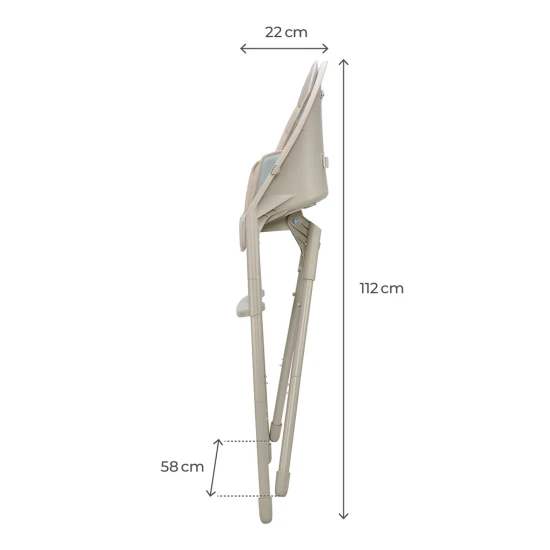 Hochstuhl Dinnly 2in1 Beige Kinderkraft KHDINN00BEG0000
