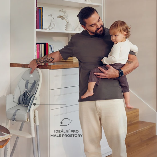 Hochstuhl Dinnly 2in1 Beige Kinderkraft KHDINN00BEG0000