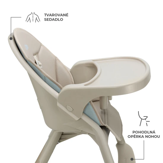 Hochstuhl Dinnly 2in1 Beige Kinderkraft KHDINN00BEG0000