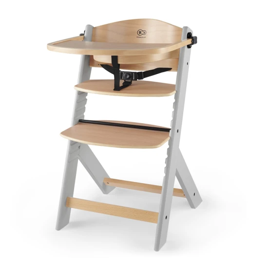 Hochstuhl Enock Grey wooden, Premium Hochstuhl Enock Grey wooden, Premium Kinderkraft KKKENOCGRY0000