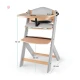 Hochstuhl Enock gepolstert Grey wooden, Premium Hochstuhl Enock gepolstert Grey wooden, Premium Kinderkraft KHENOC0PGRY0000