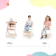 Hochstuhl Enock gepolstert White wooden, Premium Hochstuhl Enock gepolstert White wooden, Premium Kinderkraft KHENOC0PWHT0000