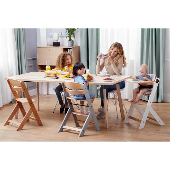 Hochstuhl Enock gepolstert White wooden, Premium Hochstuhl Enock gepolstert White wooden, Premium Kinderkraft KHENOC0PWHT0000