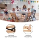 Hochstuhl Enock White wooden, Premium Hochstuhl Enock White wooden, Premium Kinderkraft KKKENOCWHT0000