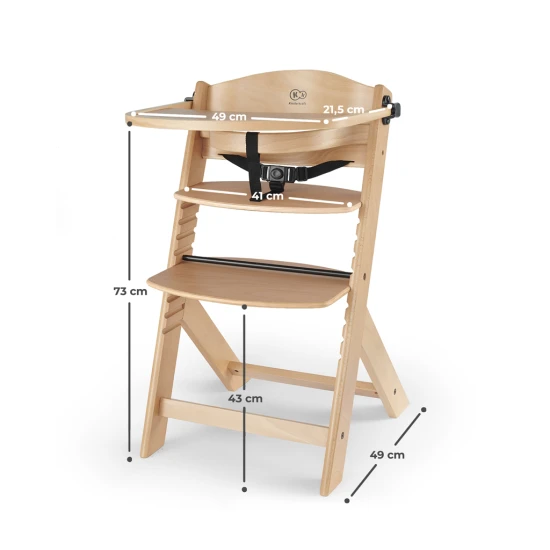 Hochstuhl Enock Wooden Hochstuhl Enock Wooden Kinderkraft KKKENOCNAT0000