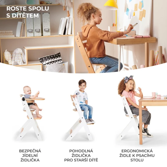 Hochstuhl Enock Wooden Hochstuhl Enock Wooden Kinderkraft KKKENOCNAT0000