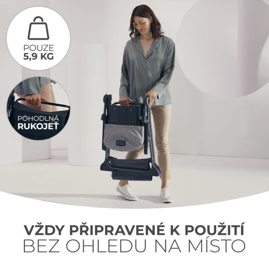 Hochstuhl Foldee Grey Hochstuhl Foldee Grey Kinderkraft KHFOLD00GRY0000