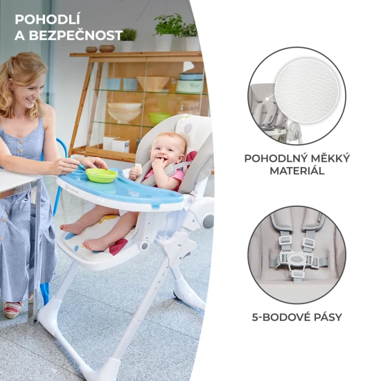 Hochstuhl Yummy Grey Hochstuhl Yummy Grey Kinderkraft KKKYUMMGRY0000