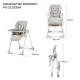 Hochstuhl Yummy Grey Hochstuhl Yummy Grey Kinderkraft KKKYUMMGRY0000