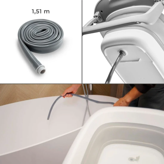 Wickeltisch mit Wanne Bubbly Grey Kinderkraft KABUBB00GRY0000