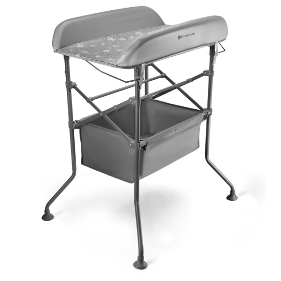 Wickeltisch mit Wanne Bubbly Grey Kinderkraft KABUBB00GRY0000