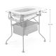 Wickeltisch mit Wanne Bubbly Grey Kinderkraft KABUBB00GRY0000