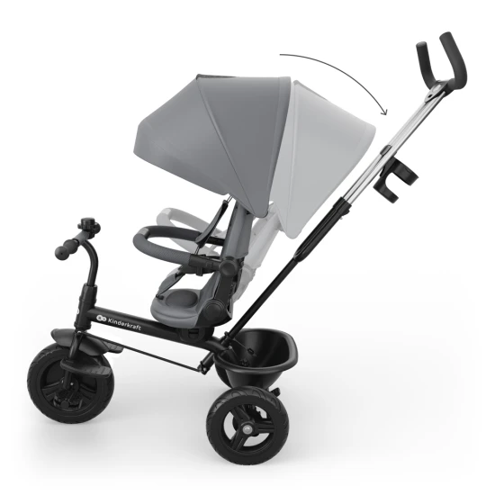Dreirad Aston 2 Plus Grey, 9m+ Dreirad Aston 2 Plus Grey, 9m+ Kinderkraft KRASTO02GRYPL00