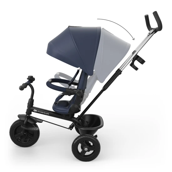 Dreirad Aston 2 Plus Navy, 9m+ Dreirad Aston 2 Plus Navy, 9m+ Kinderkraft KRASTO02NAVPL00