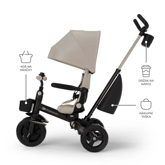 Dreirad Aveo 2 Plus Beige Dreirad Aveo 2 Plus Beige Kinderkraft KRAVEO02BEG0000
