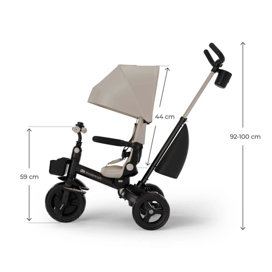 Dreirad Aveo 2 Plus Beige Dreirad Aveo 2 Plus Beige Kinderkraft KRAVEO02BEG0000
