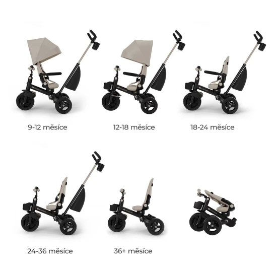 Dreirad Aveo 2 Plus Beige Dreirad Aveo 2 Plus Beige Kinderkraft KRAVEO02BEG0000