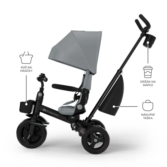 Dreirad Aveo 2 Plus Grey Dreirad Aveo 2 Plus Grey Kinderkraft KRAVEO02GRY0000