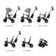 Dreirad Aveo 2 Plus Grey Dreirad Aveo 2 Plus Grey Kinderkraft KRAVEO02GRY0000