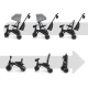 Dreirad Jazz 3 Grey, 9m+ Kinderkraft KRJAZZ03GRY0000
