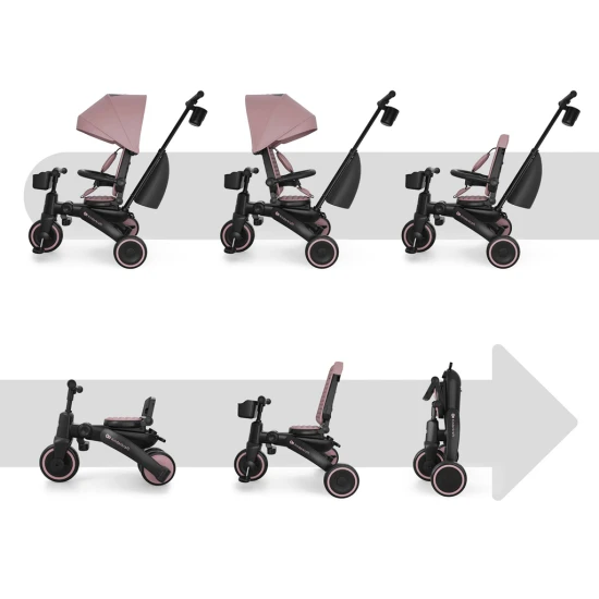 Dreirad Jazz 3 Pink, 9m+ Dreirad Jazz 3 Pink, 9m+ Kinderkraft KRJAZZ03PNK0000