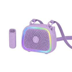Bluetooth Karaoke-Set Star Purple