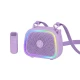Bluetooth Karaoke-Set Star Purple mit Mikrofon