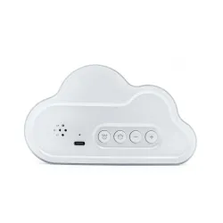 Digitaler Wecker Cloud White