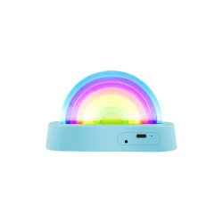Tanzende Lampe Regenbogen blau