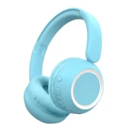 Kabellose Kopfhörer mit blauer Hintergrundbeleuchtung