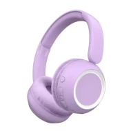 Kabellose Kopfhörer mit Hintergrundbeleuchtung Lila