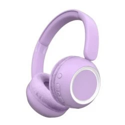 Kabellose Kopfhörer mit Hintergrundbeleuchtung Lila